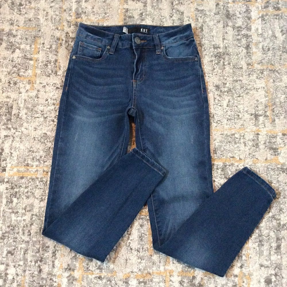 KUT FROM THE KLOTH SKINNY JEANS! EUC! SIZE 0